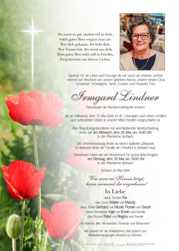 Parte von Irmgard Lindner