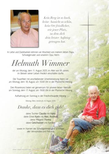 Parte von Helmuth Wimmer