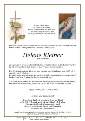 Parte von  Kleiner Helene Frau