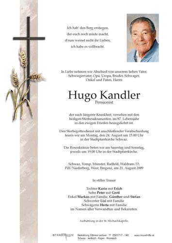 Parte von Hugo Kandler