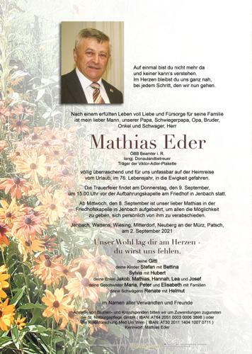 Parte von Mathias Eder