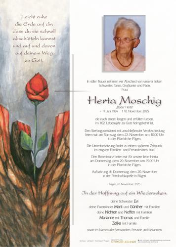 Parte von Herta Moschig