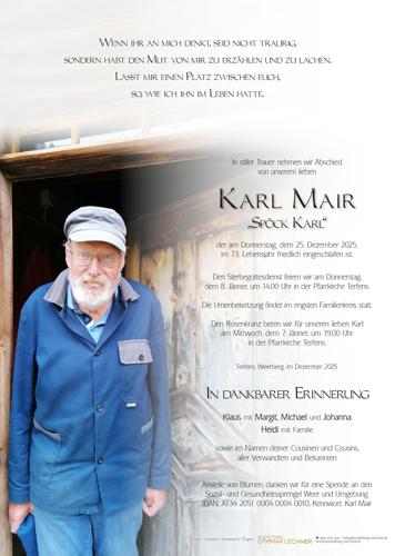 Parte von Karl Mair
