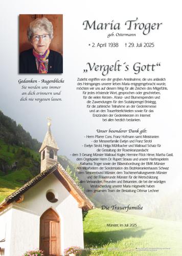 Parte von Maria Troger