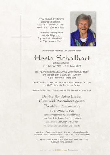 Parte von Herta Schallhart