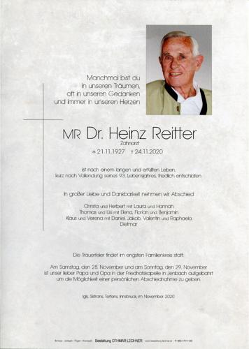 Parte von Heinz Dr. Reitter