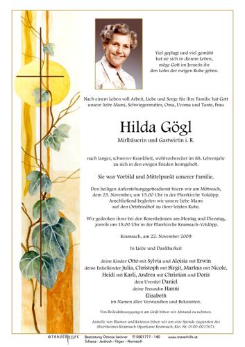 Parte von Hildegard Gögl