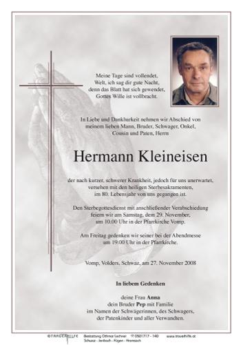 Parte von  Kleineisen Hermann Herr