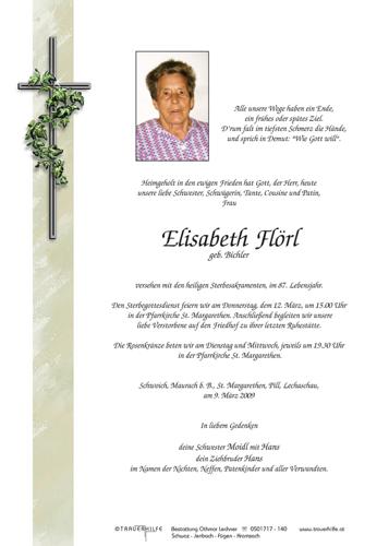 Parte von  Flörl Elisabeth Frau