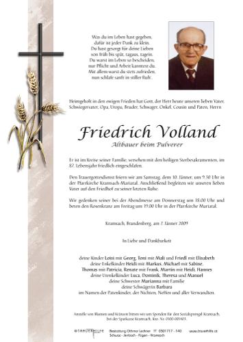 Parte von  Volland Friedrich Herr