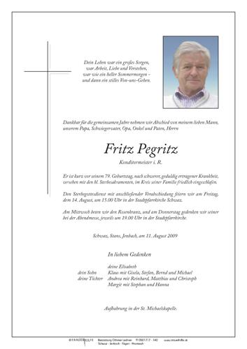 Parte von Fritz Pegritz