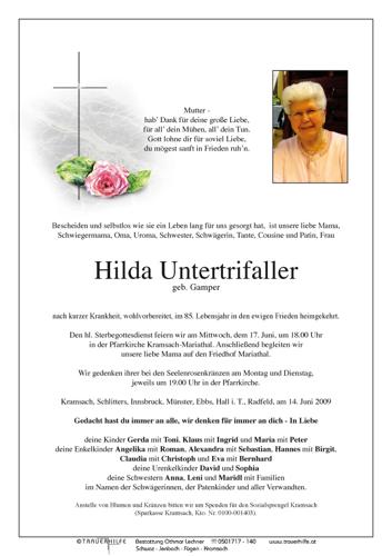 Parte von Hilda Untertrifaller