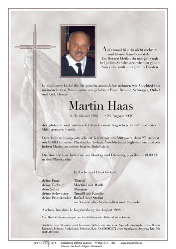 Parte von  Haas Martin Herr