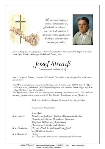 Parte von  Strau%C3%9F Josef Herr