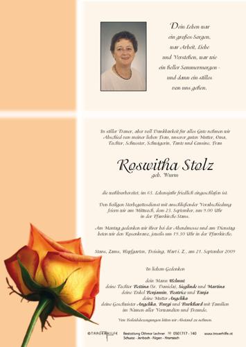 Parte von Roswitha Stolz