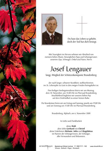 Parte von  Lengauer Josef Herr