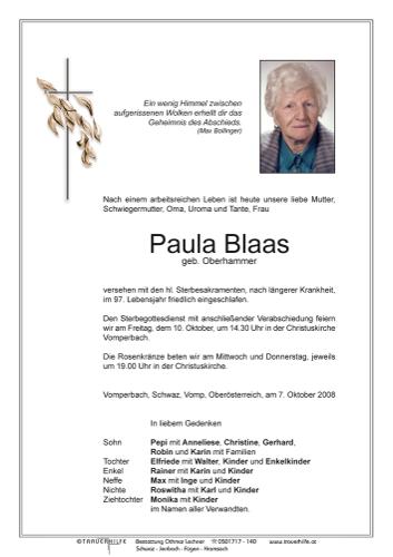 Parte von  Blaas Paul Frau