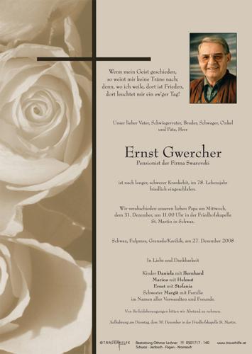 Parte von  Gwercher Ernst Herr