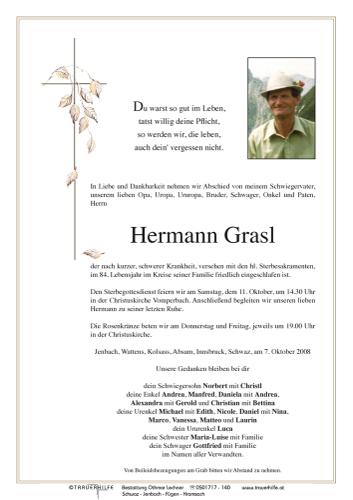 Parte von  Grasl Hermann Herr