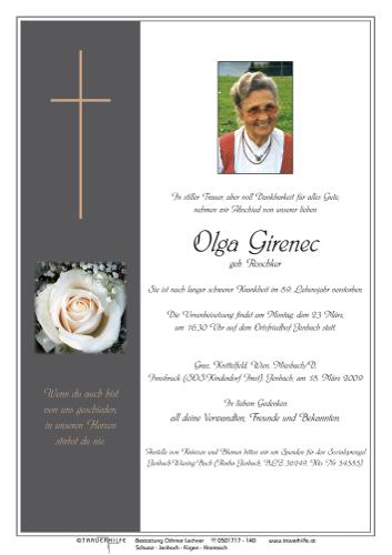 Parte von  Girenec Olga Frau