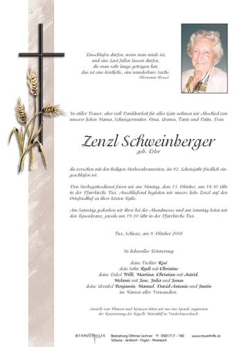 Parte von  Schweinberger Kreszenz Frau