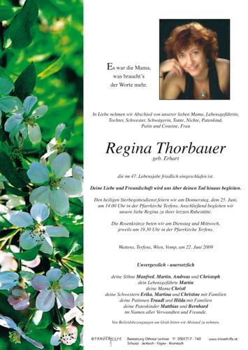 Parte von Regina Thorbauer