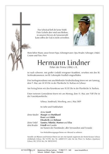 Parte von  Lindner Hermann Herr