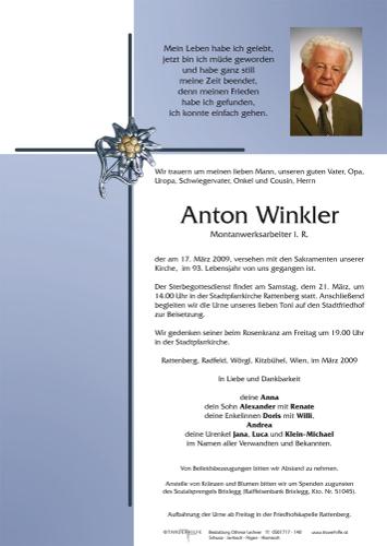 Parte von  Winkler Anton Herr