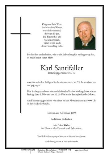 Parte von  Santifaller Karl Herr