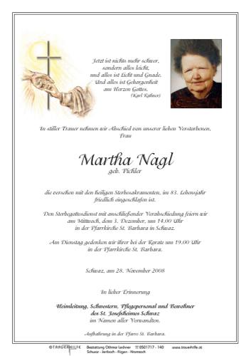 Parte von  Nagl Martha Frau