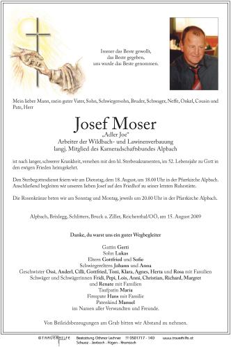 Parte von Josef Moser