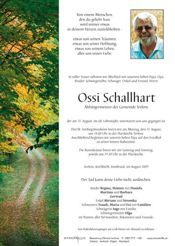 Parte von Ossi Schallhart