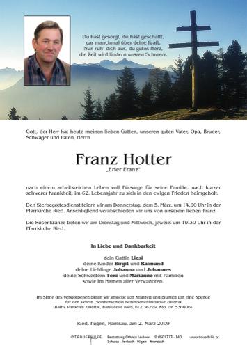 Parte von  Hotter Franz Herr