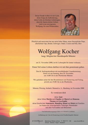 Parte von  Kocher Wolfgang Herr