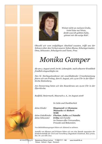 Parte von  Gamper Monika Frau