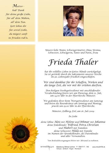 Parte von Gottfrieda Thaler