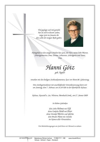Parte von  Götz Hanni Frau
